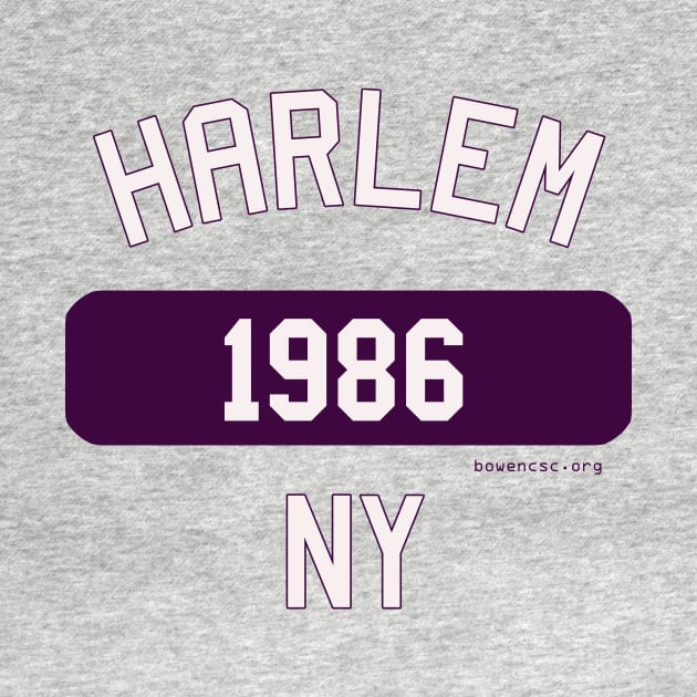 Harlem NY 1986 (Purple/White) by The Bowen Center